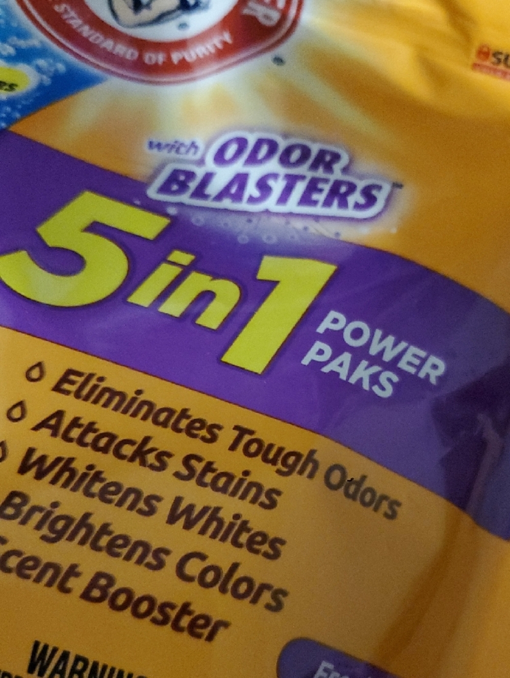 Arm & Hammer Oxi Clean 5-in-1 Laundry Power Paks - Fresh Scent - Picture 2 of 3